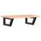 vidaXL Basin Shelf Wall Mounted Steel and Solid Wood Oak