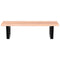 vidaXL Basin Shelf Wall Mounted Steel and Solid Wood Oak