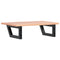 vidaXL Basin Shelf Wall Mounted Steel and Solid Wood Oak
