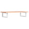 vidaXL Basin Shelf Wall Mounted Steel and Solid Wood Oak
