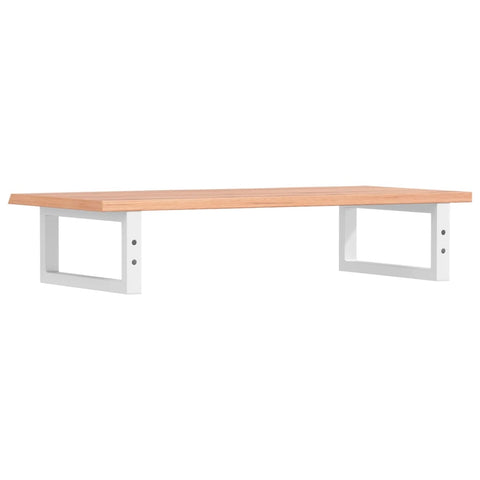 vidaXL Basin Shelf Wall Mounted Steel and Solid Wood Oak
