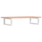 vidaXL Basin Shelf Wall Mounted Steel and Solid Wood Oak