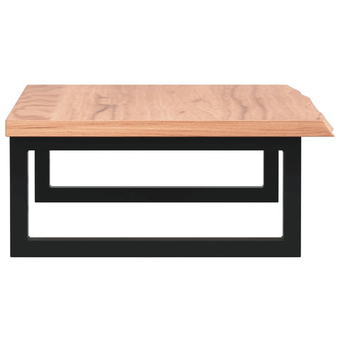 vidaXL Basin Shelf Wall Mounted Steel and Solid Wood Oak