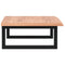 vidaXL Basin Shelf Wall Mounted Steel and Solid Wood Oak