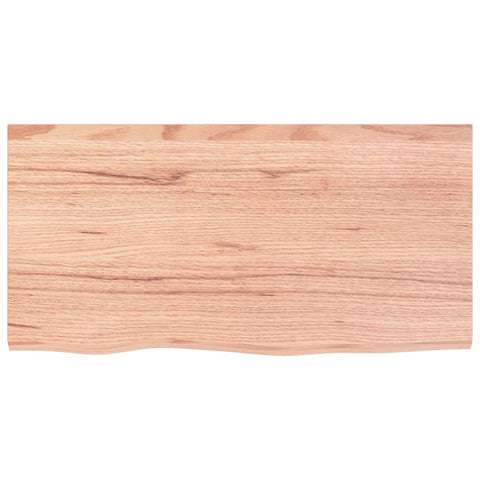 vidaXL Basin Shelf Wall Mounted Steel and Solid Wood Oak