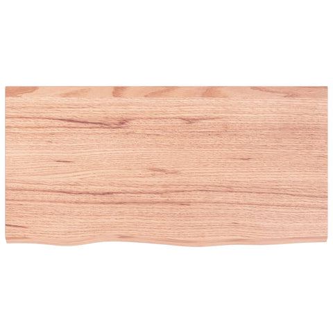 vidaXL Basin Shelf Wall Mounted Steel and Solid Wood Oak
