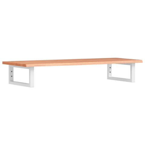 vidaXL Basin Shelf Wall Mounted Steel and Solid Wood Oak