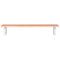 vidaXL Basin Shelf Wall Mounted Steel and Solid Wood Oak