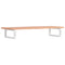 vidaXL Basin Shelf Wall Mounted Steel and Solid Wood Oak