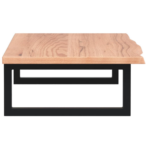 vidaXL Basin Shelf Wall Mounted Steel and Solid Wood Oak