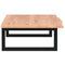vidaXL Basin Shelf Wall Mounted Steel and Solid Wood Oak