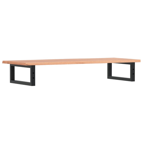 vidaXL Basin Shelf Wall Mounted Steel and Solid Wood Oak