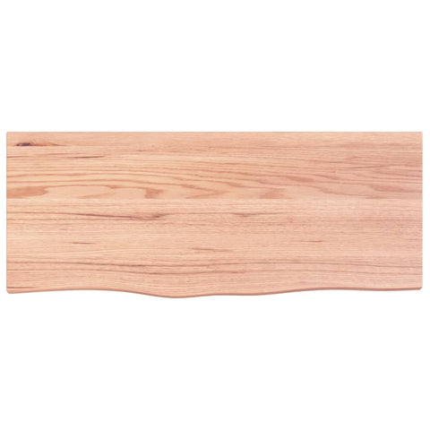 vidaXL Basin Shelf Wall Mounted Steel and Solid Wood Oak