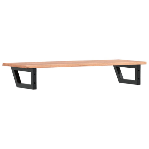 vidaXL Basin Shelf Wall Mounted Steel and Solid Wood Oak