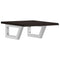 vidaXL Basin Shelf Wall Mounted Steel and Solid Wood Oak