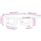 vidaXL Basin Shelf Wall Mounted Steel and Solid Wood Oak