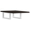 vidaXL Basin Shelf Wall Mounted Steel and Solid Wood Oak