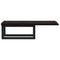 vidaXL Basin Shelf Wall Mounted Steel and Solid Wood Oak