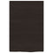 vidaXL Basin Shelf Wall Mounted Steel and Solid Wood Oak