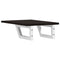 vidaXL Basin Shelf Wall Mounted Steel and Solid Wood Oak