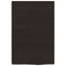 vidaXL Basin Shelf Wall Mounted Steel and Solid Wood Oak