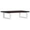 vidaXL Basin Shelf Wall Mounted Steel and Solid Wood Oak