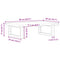 vidaXL Basin Shelf Wall Mounted Steel and Solid Wood Oak