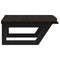 vidaXL Basin Shelf Wall Mounted Steel and Solid Wood Oak