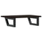 vidaXL Basin Shelf Wall Mounted Steel and Solid Wood Oak