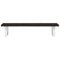 vidaXL Basin Shelf Wall Mounted Steel and Solid Wood Oak