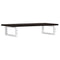 vidaXL Basin Shelf Wall Mounted Steel and Solid Wood Oak