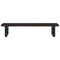 vidaXL Basin Shelf Wall Mounted Steel and Solid Wood Oak
