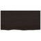 vidaXL Basin Shelf Wall Mounted Steel and Solid Wood Oak