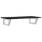 vidaXL Basin Shelf Wall Mounted Steel and Solid Wood Oak