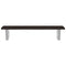 vidaXL Basin Shelf Wall Mounted Steel and Solid Wood Oak