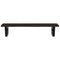 vidaXL Basin Shelf Wall Mounted Steel and Solid Wood Oak