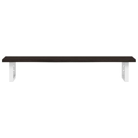 vidaXL Basin Shelf Wall Mounted Steel and Solid Wood Oak