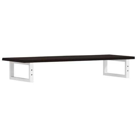 vidaXL Basin Shelf Wall Mounted Steel and Solid Wood Oak