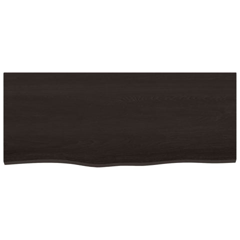 vidaXL Basin Shelf Wall Mounted Steel and Solid Wood Oak
