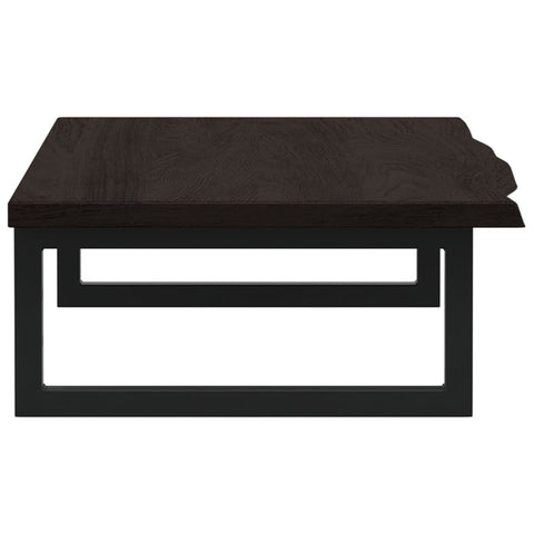 vidaXL Basin Shelf Wall Mounted Steel and Solid Wood Oak