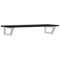 vidaXL Basin Shelf Wall Mounted Steel and Solid Wood Oak