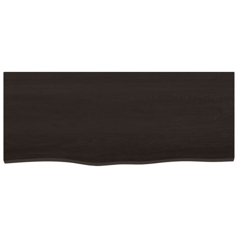 vidaXL Basin Shelf Wall Mounted Steel and Solid Wood Oak