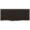 vidaXL Basin Shelf Wall Mounted Steel and Solid Wood Oak