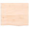 vidaXL Basin Shelf Wall Mounted Steel and Solid Wood Oak