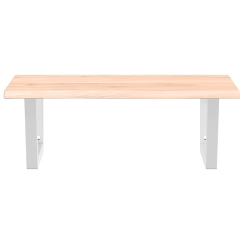vidaXL Basin Shelf Wall Mounted Steel and Solid Wood Oak