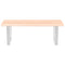 vidaXL Basin Shelf Wall Mounted Steel and Solid Wood Oak
