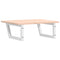 vidaXL Basin Shelf Wall Mounted Steel and Solid Wood Oak