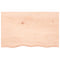 vidaXL Basin Shelf Wall Mounted Steel and Solid Wood Oak