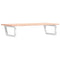 vidaXL Basin Shelf Wall Mounted Steel and Solid Wood Oak