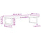 vidaXL Basin Shelf Wall Mounted Steel and Solid Wood Oak
